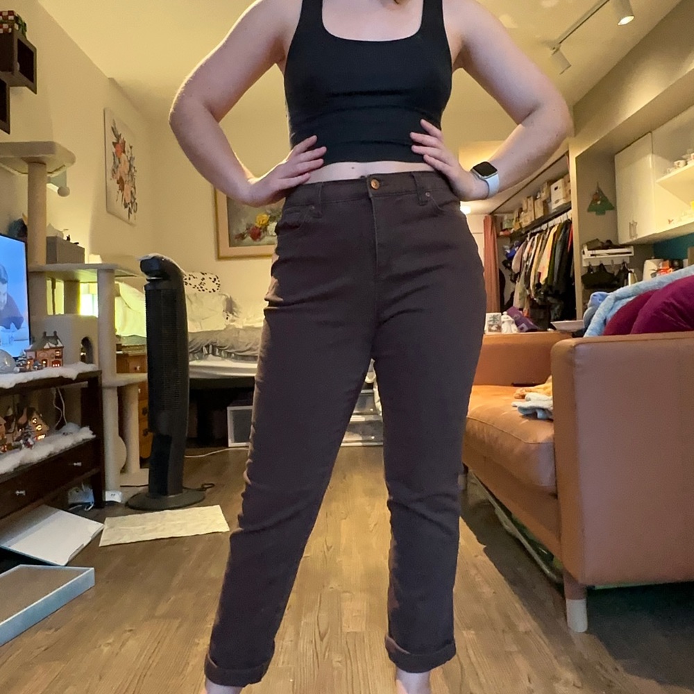 Brown Amanda style gloria Vanderbilt jeans